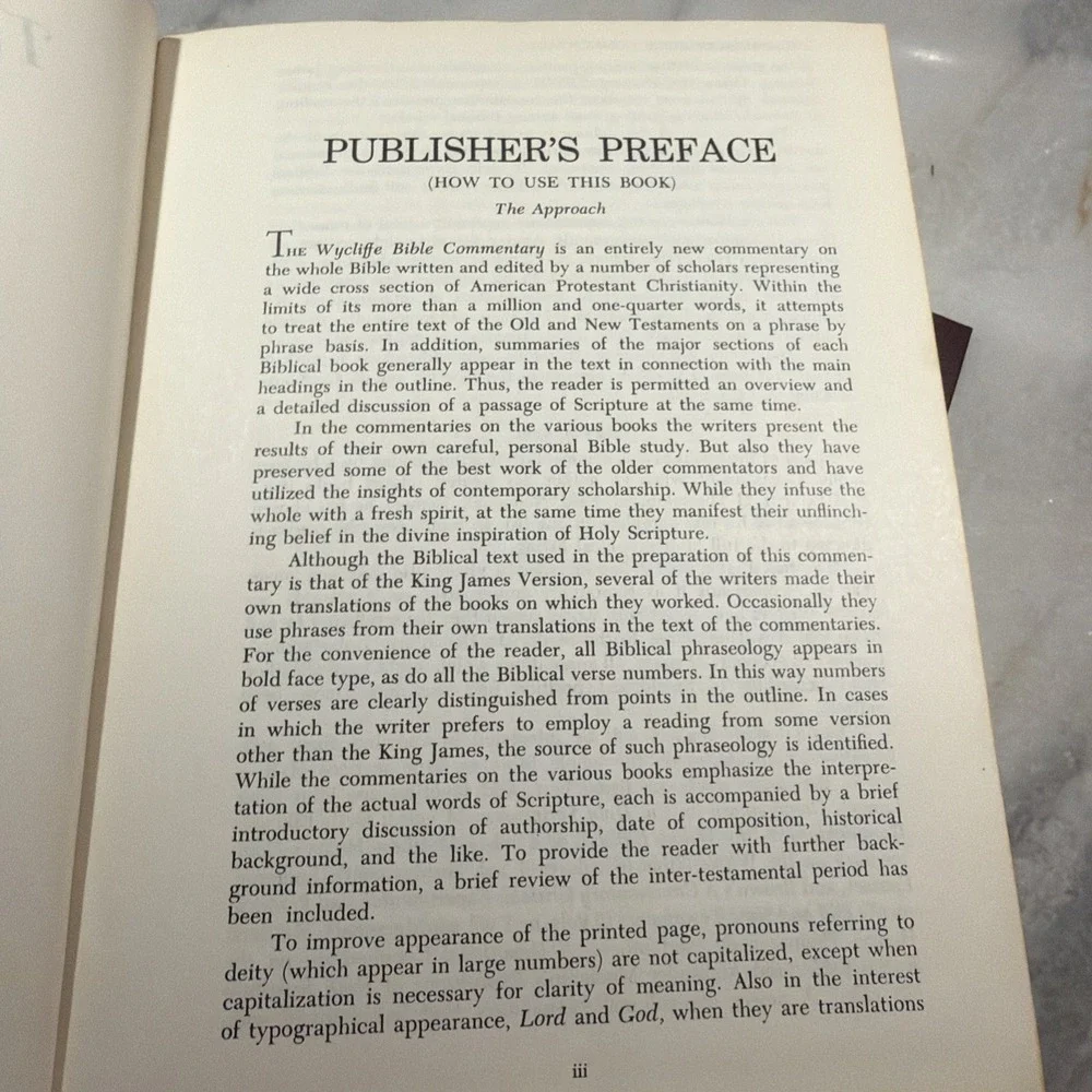 Vintage 1960's - Bible Encyclopedia/Bible Commentary Bible History